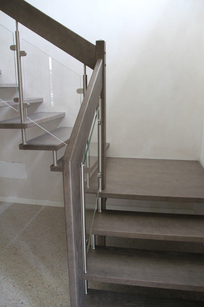 Metal Grey Oak Stairs Cod. 124